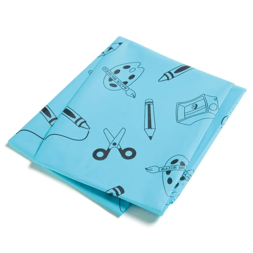 Blue Plastic Table Cover 1.5x1.5m