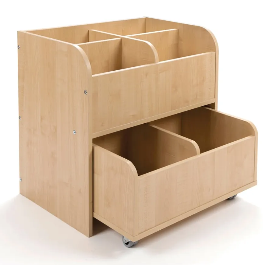 Book Storage Unit with Trolley