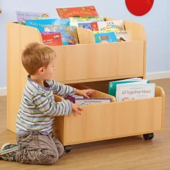 Book Storage Unit with Trolley
