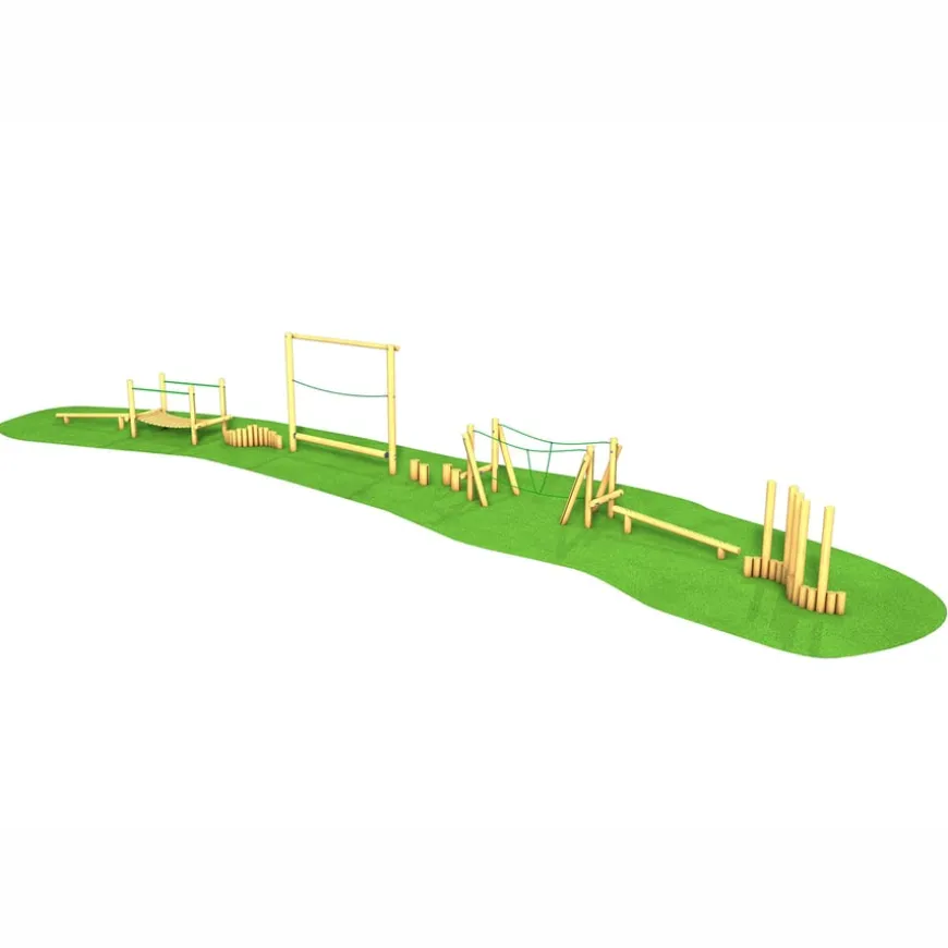 Bridge Challenge Playground Trim Trail