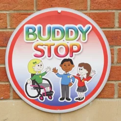 Buddy Stop Playground Sign