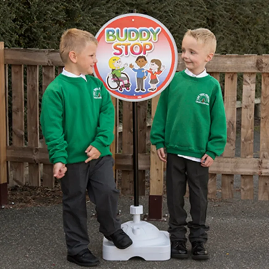 Buddy Stop Playground Sign