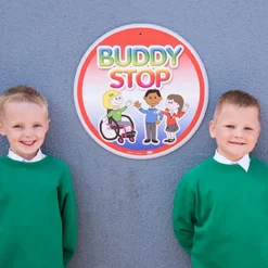 Buddy Stop Playground Sign