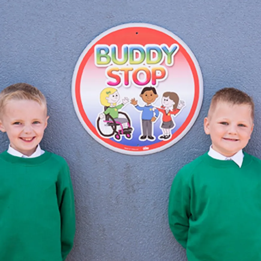 Buddy Stop Playground Sign