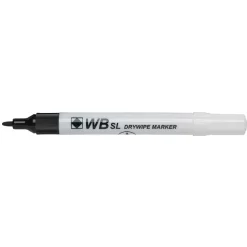 Budget Essentials Drywipe Pens Fine Tip Blk 100pk