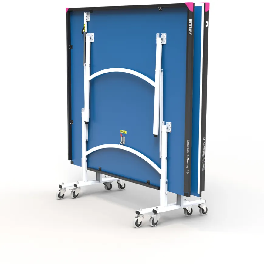 Butterfly Easifold Rollaway Table Tennis Tables Blue
