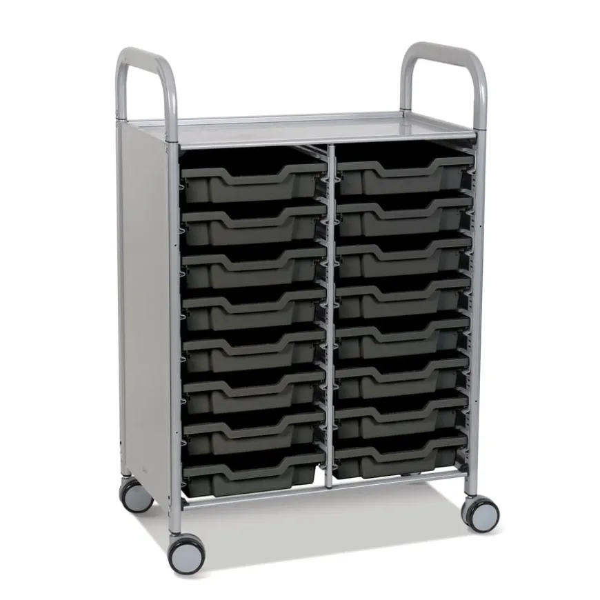 Callero Tray Trolley 16 Shallow Trays