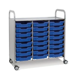 Callero Tray Trolley 24 Shallow Trays