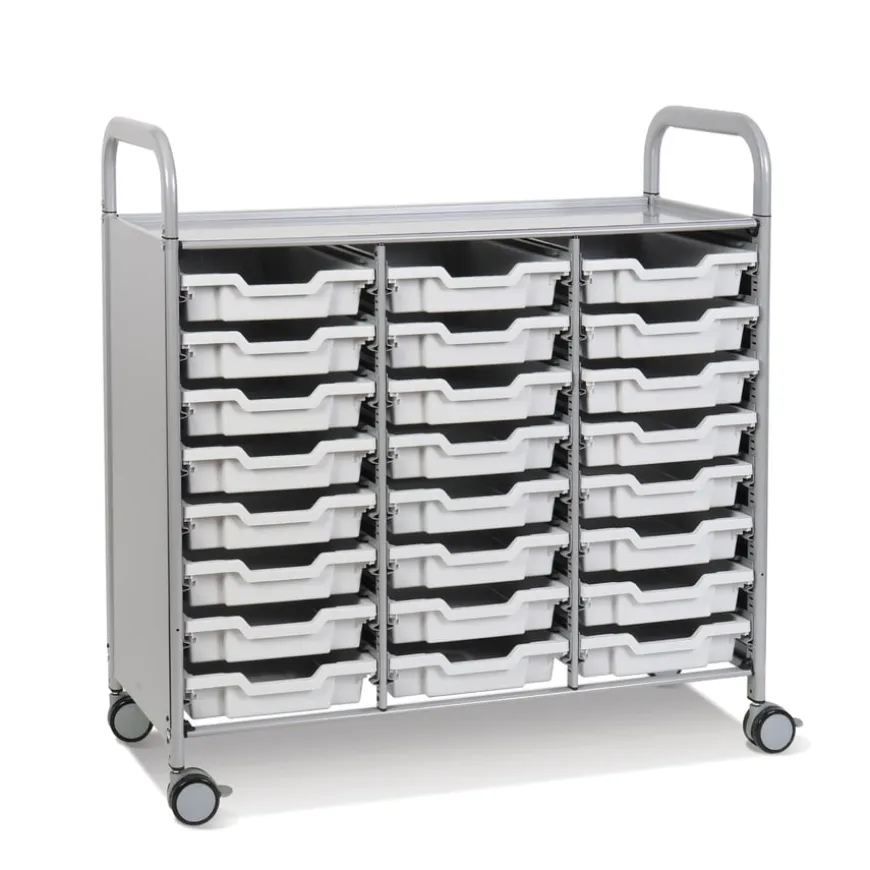 Callero Tray Trolley 24 Shallow Trays