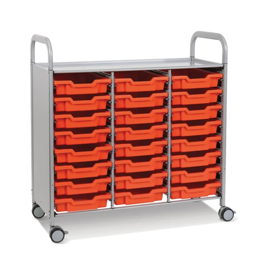 Callero Tray Trolley 24 Shallow Trays