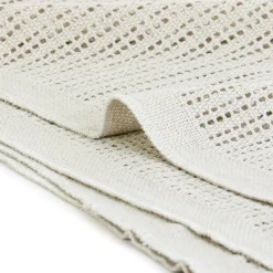 Cellular Cotton Soft Cot Blankets 150x100cm