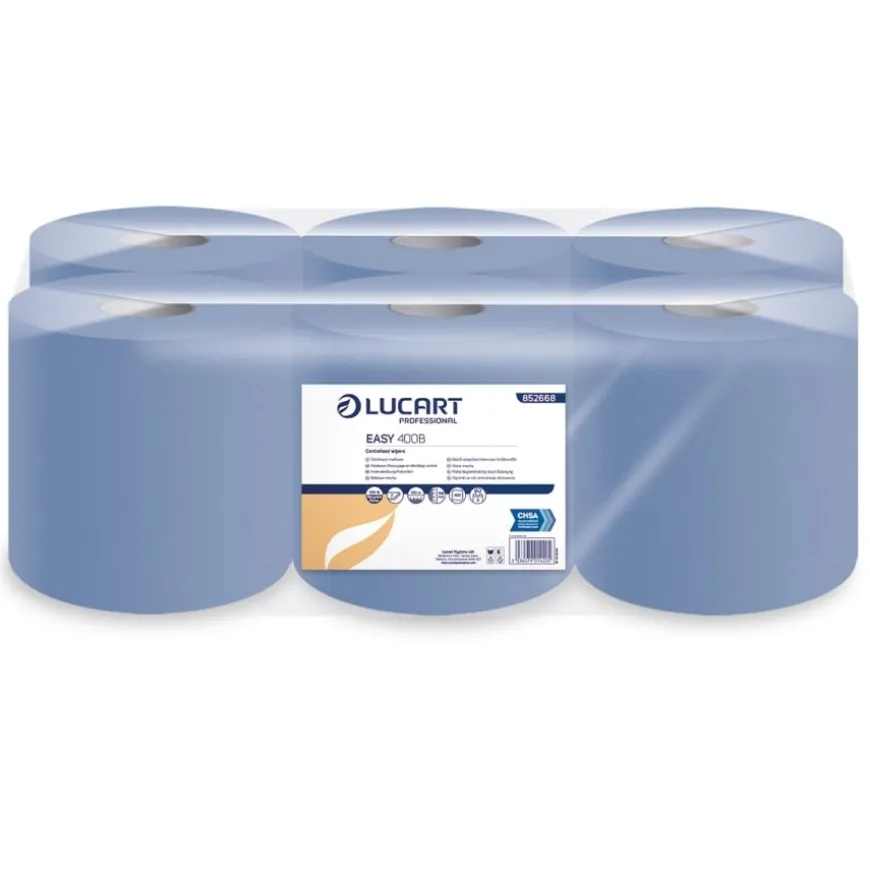Centrefeed 2-ply Blue Hand Towels 6pk