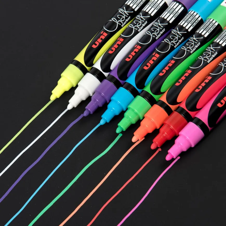 Chalk Marker Pens Assorted 8pk