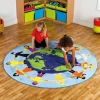 Children Around the World Circular Rug
