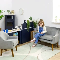 Children's Velvet Chair
