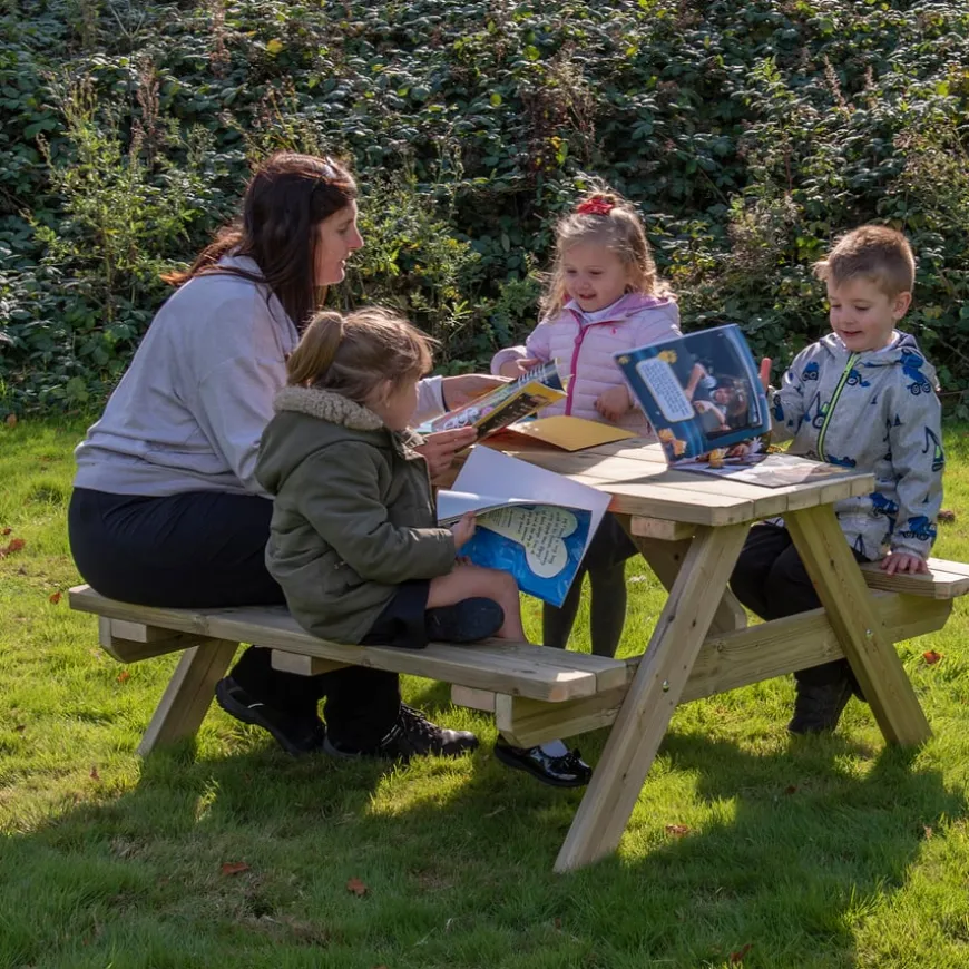 Child Wooden Picnic Bench