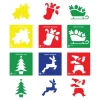 Christmas Stencil Set Assorted 6pk