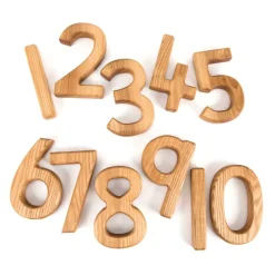Chunky Wooden Number Collection 1-10