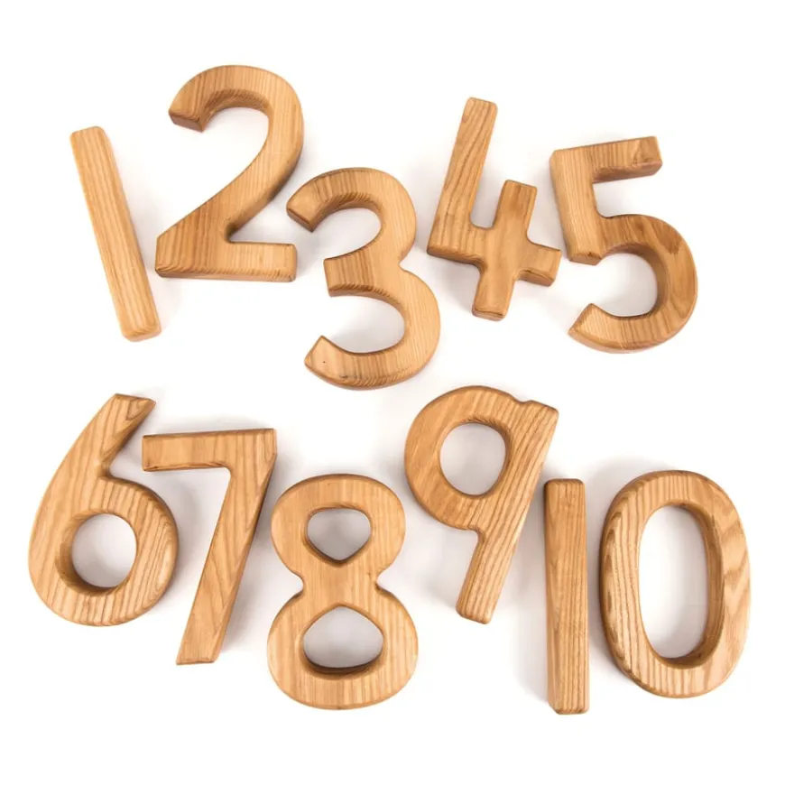 Chunky Wooden Number Collection 1-10