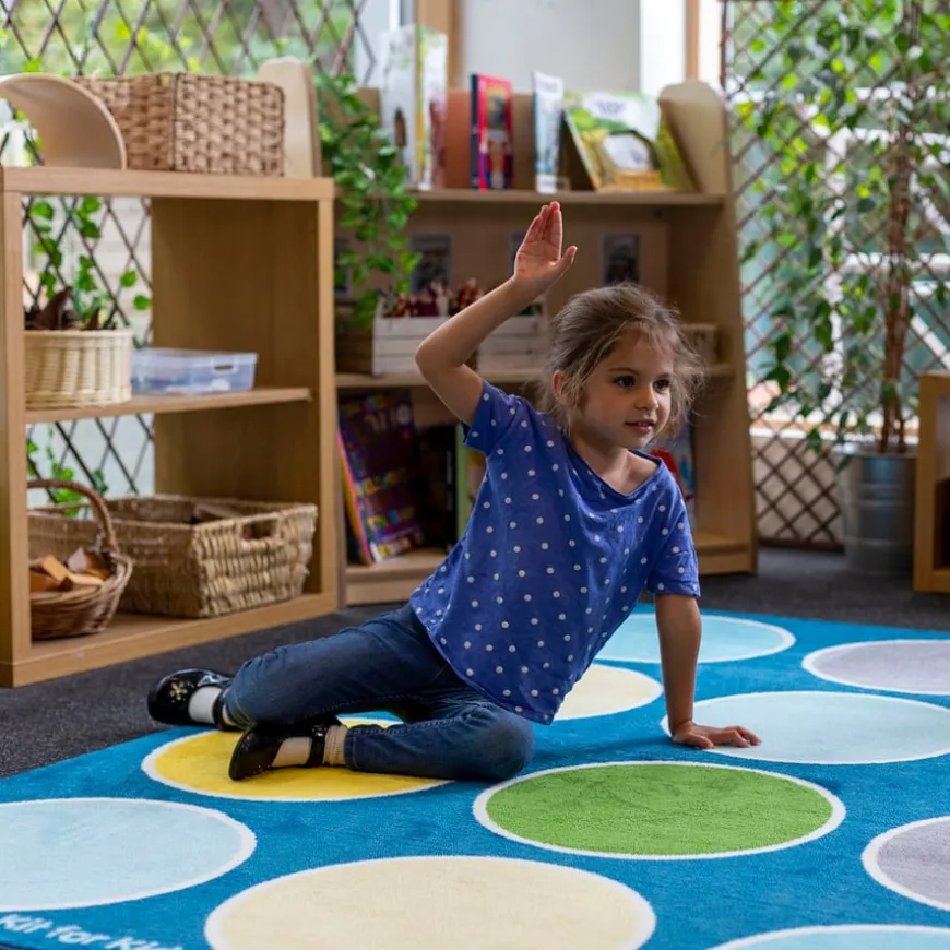 Circles Rectangular Placement Carpet