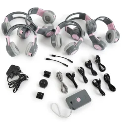 ClassCast Audio Broadcasting Headphones 6pk