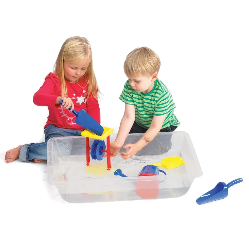 Clear Messy Play Sand & Water Trays 4pk