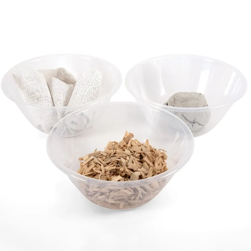 Clear Mixing Bowls 4l 3pk