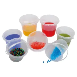 Clear Sand and Water Buckets 8pk