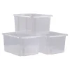 Clear Storage Tubs 3pk