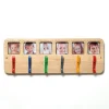 12 Coat Pegs With Picture Window