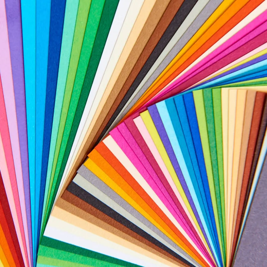Coloured Card Packs Assorted 130gsm 50pk