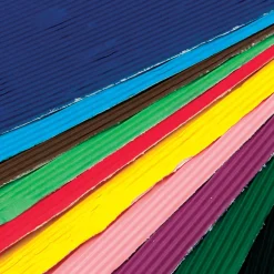 Coloured Corrugated Card 500x700mm and 15pk