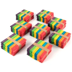 Coloured Craft Lolly Sticks