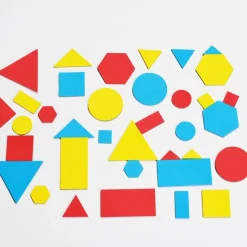 Coloured Magnetic Attribute Blocks 36pcs