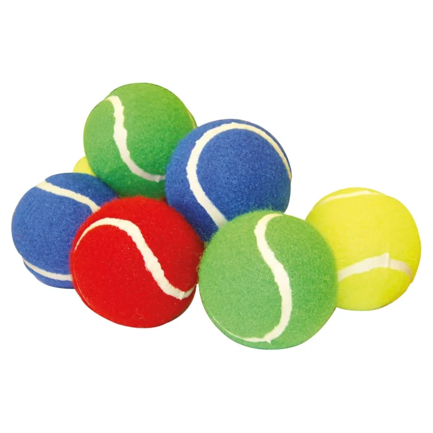 Coloured Play Tennis Balls 12pk