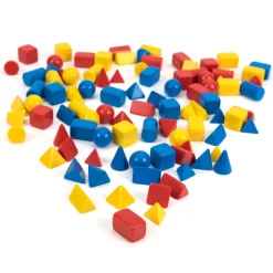 Coloured Small Solid Shapes 96pk
