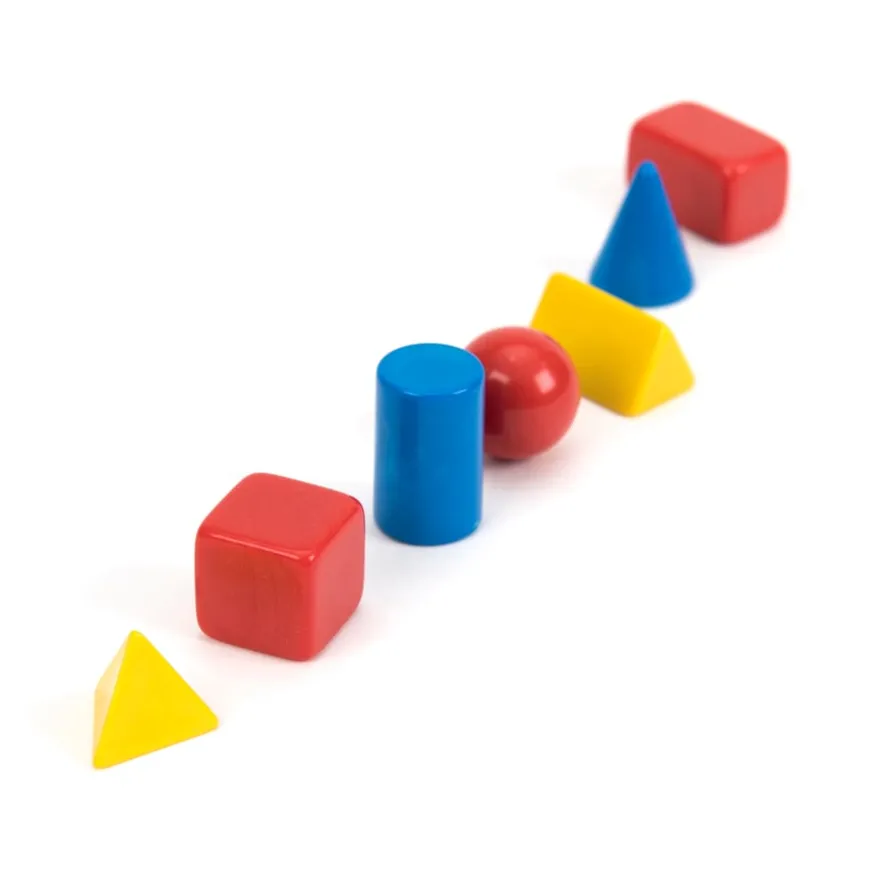 Coloured Small Solid Shapes 96pk