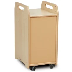 1 Column Tray Storage Unit W/ 3 Deep Translucent Trays