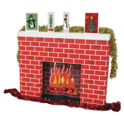 Corobuff® Corrugated Card Fireplace