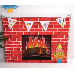 Corobuff® Corrugated Card Fireplace