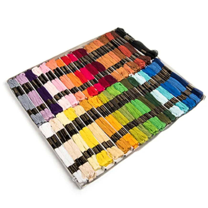 Cotton Embroidery Threads Pack Assorted 144pk