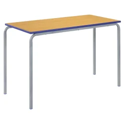 Crush Bent PU Edge Rectangular Table