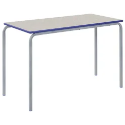 Crush Bent PU Edge Rectangular Table
