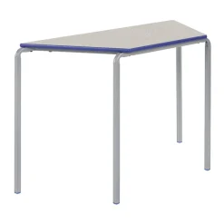 Crush Bent PU Edge Trapezoid Table