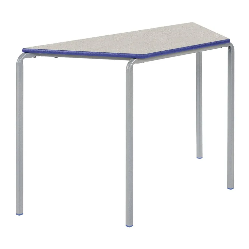 Crush Bent PU Edge Trapezoid Table