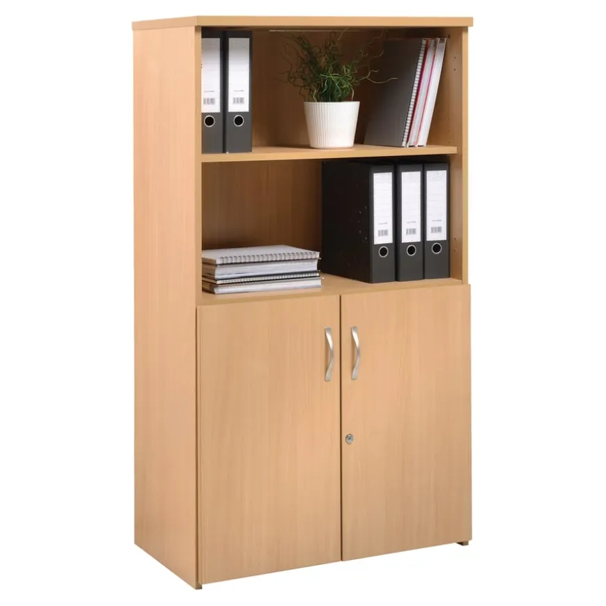 Cupboard with Storage Shelving Beech H1440mm