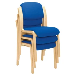 Curved Wooden Side Chairs