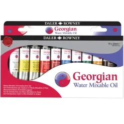 Daler Rowney Georgian Water Mixable Oil Paints 10X 20ML