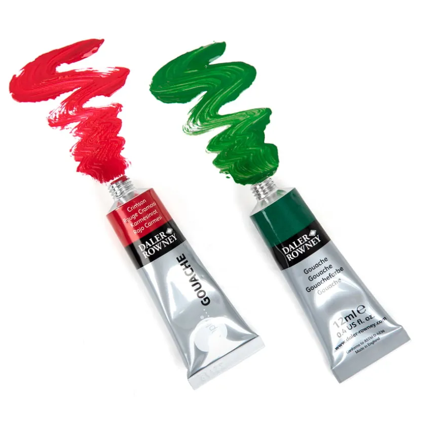 Daler-Rowney Simply Gouache Paint Set 12 x 12ml