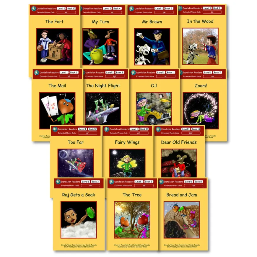 Dandelion Extended Phonic Readers Decodable Book Packs